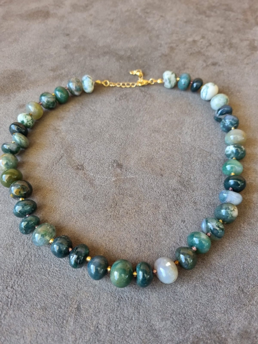 Choker Ágata Musgo (a pedido)
